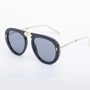 Gucci Crystal Foldable Aviator Sunglasses